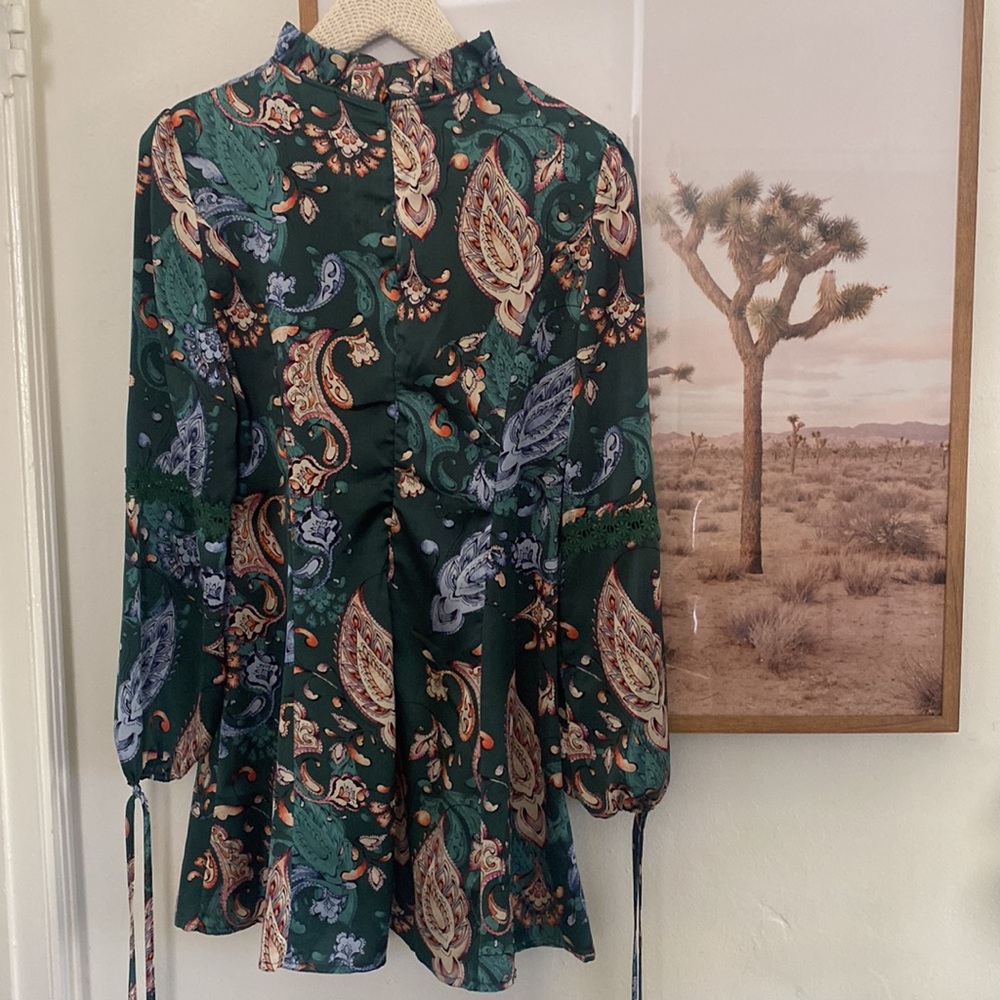 Missguided paisley mini dress - Picture 4 of 4